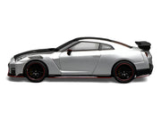 2022 Nissan GT-R Nismo (R35) RHD (Right Hand Drive) Ultimate Metal Silver Metallic with Carbon Hood and Top "Senior 64" Series 1/64 Diecast Model Car by MotorHelix image 4