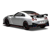 2022 Nissan GT-R Nismo (R35) RHD (Right Hand Drive) Ultimate Metal Silver Metallic with Carbon Hood and Top "Senior 64" Series 1/64 Diecast Model Car by MotorHelix image 5