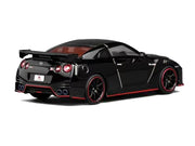 2022 Nissan GT-R Nismo (R35) RHD (Right Hand Drive) Meteor Flake Black Pearl with Carbon Hood and Top "Senior 64" Series 1/64 Diecast Model Car by MotorHelix image 4