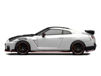 2022 Nissan GT-R Nismo (R35) RHD (Right Hand Drive) Brilliant White Pearl with Carbon Hood and Top "Senior 64" Series 1/64 Diecast Model Car by MotorHelix image 4