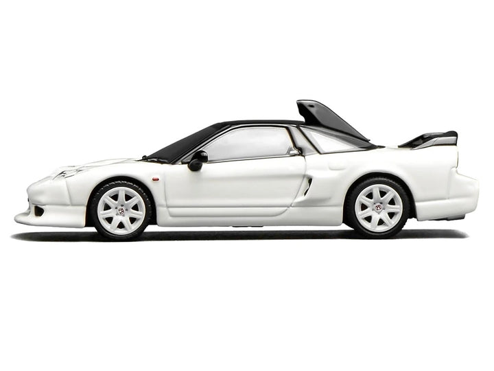 Honda NSX-R GT RHD (Right Hand Drive) Championship White with Black Top "Intern 64" Series 1/64 Diecast Model Car by MotorHelix image 2
