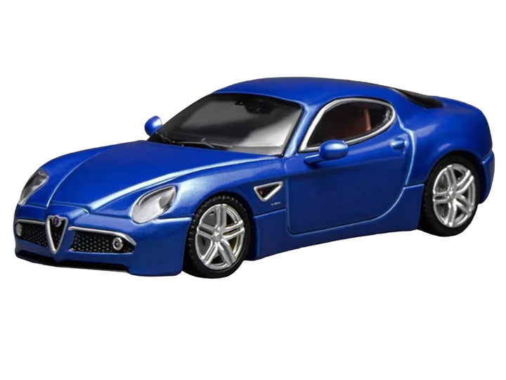 2008 Alfa Romeo 8C Competizione Blue Metallic 1/64 Diecast Model Car by MotorHelix image 2