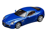 2008 Alfa Romeo 8C Competizione Blue Metallic 1/64 Diecast Model Car by MotorHelix image 4
