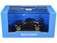 2025 Porsche 911 (992.2) GT3 Weissach Package Black with Carbon Stripe Limited Edition to 240 pieces Worldwide 1/64 Diecast Model Car by Minichamps image 3