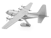Model Kit Lockheed C-130 Hercules Transport Aircraft "United States Air Force" (Moderate Difficulty) Steel Model by Metal Earth image 3