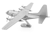 Model Kit Lockheed C-130 Hercules Transport Aircraft "United States Air Force" (Moderate Difficulty) Steel Model by Metal Earth image 3