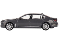 MINI GT 1:64 BMW 750Li xDrive in Bernina Gray Amber Effect.