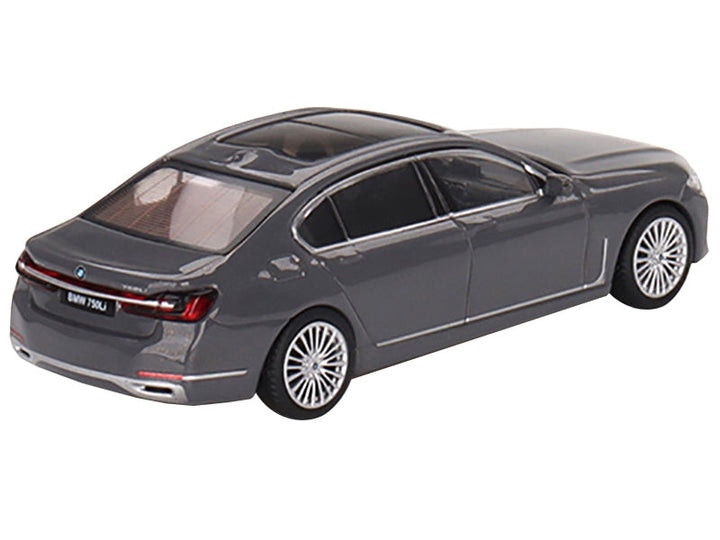 BMW 750Li xDrive Bernina Gray Amber Effect with Sunroof Limited Edition to 2400 pieces Worldwide 1/64 Diecast Model Car by Mini GT image 2