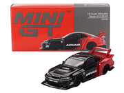Nissan "LB-Super Silhouette" S15 SILVIA RHD (Right Hand Drive) Red and Black "ADVAN" Limited Edition 1/64 Diecast Model Car by Mini GT image 3