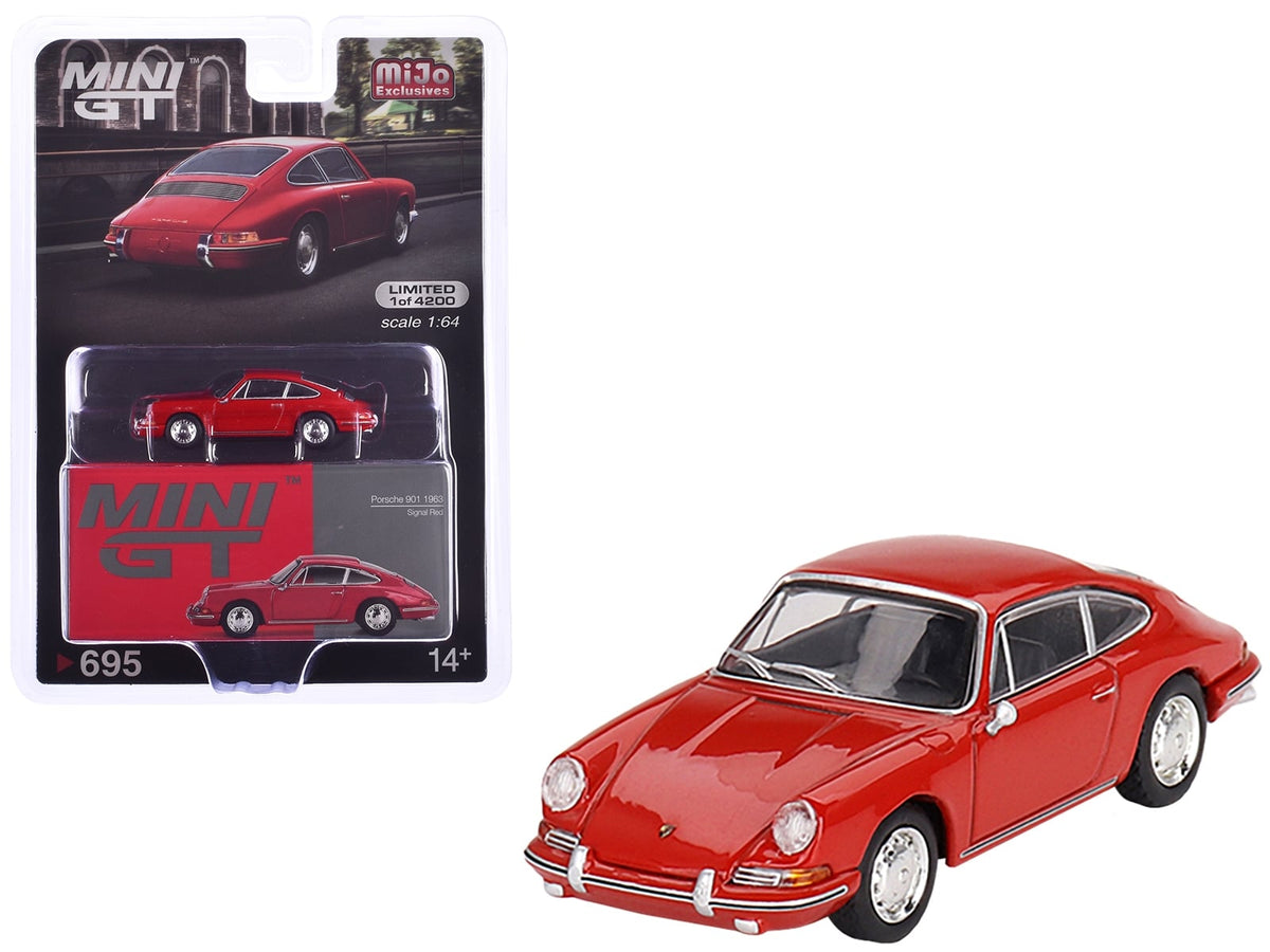 MINI GT 1963 Porsche 901 Signal Red limited edition 1:64 MGT00695, product image 4