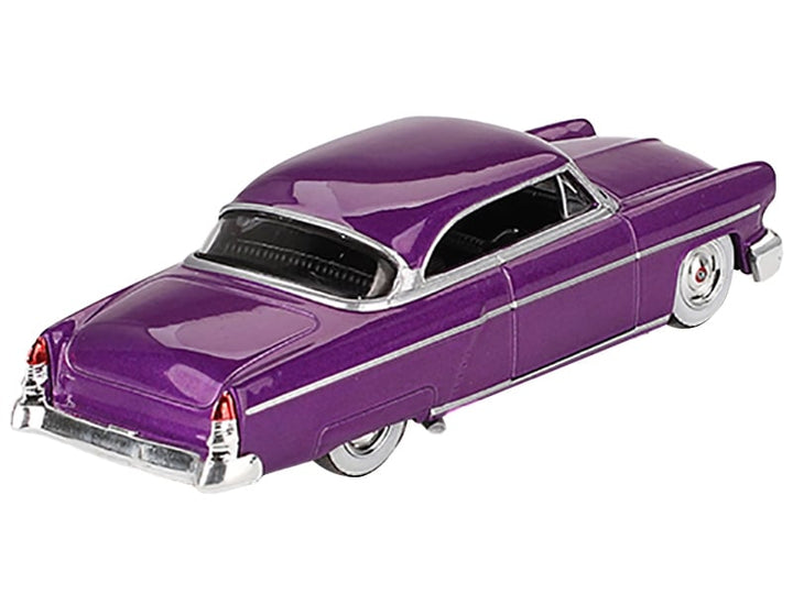 1954 Lincoln Capri Hot Rod Purple Metallic Limited Edition to 3600 pieces Worldwide 1/64 Diecast Model Car by Mini GT image 2