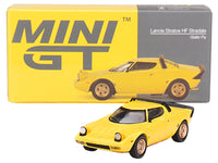 Lancia Stratos HF Stradale Giallo Fly Yellow Limited Edition to 1440 pieces Worldwide 1/64 Diecast Model Car by Mini GT image 3