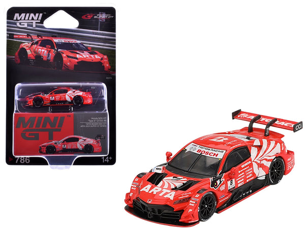 MINI GT Honda NSX-GT Type S GT500 number 8 ARTA Nojiri Oyu 2023 Super GT 1:64 MGT00786, view 1
