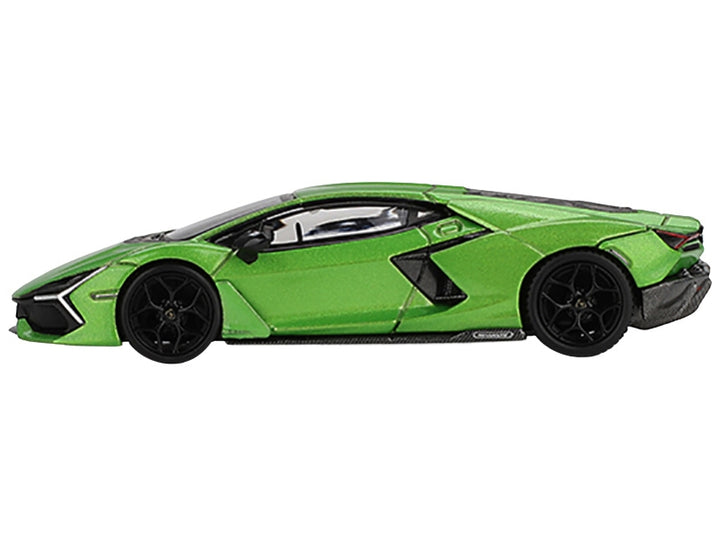 Lamborghini Revuelto Verde Selvans Green Metallic Limited Edition 1/64 Diecast Model Car by Mini GT image 2