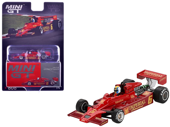 MINI GT 1:64 Lotus 78 #6 Gunnar Nilsson, Japanese Grand Prix 1977.