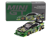 Nissan "LB-Super Silhouette" S15 SILVIA RHD (Right Hand Drive) #555 "V2" Yukio Fausto "Formula Drift Japan" (2024) Limited Edition 1/64 Diecast Model Car by Mini GT image 4