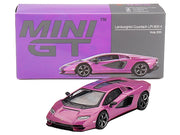 Lamborghini Countach LPI 800-4 Viola 30th Metallic Limited Edition 1/64 Diecast Model Car by Mini GT image 2
