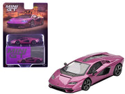 Lamborghini Countach LPI 800-4 Viola 30th Metallic Limited Edition 1/64 Diecast Model Car by Mini GT image 4