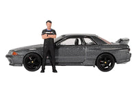 MINI GT Nissan Skyline GT-R R32 gunmetal Tsugio Matsuda figure 1:64 MGT00869, product image 2