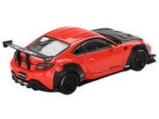 Toyota GR86 "LB-Nation - Liberty Walk" Red with Carbon Hood Limited Edition 1/64 Diecast Model Car by Mini GT image 2