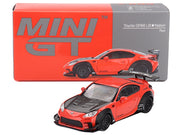 Toyota GR86 "LB-Nation - Liberty Walk" Red with Carbon Hood Limited Edition 1/64 Diecast Model Car by Mini GT image 3