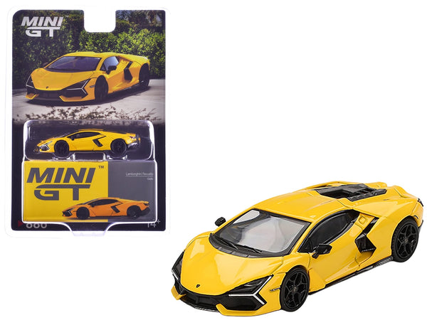 MINI GT 1:64 Lamborghini Revuelto in Giallo yellow.