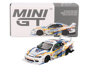 Nissan "LB-Super Silhouette" S15 SILVIA RHD (Right Hand Drive) #555 Yukio Fausto "Formula Drift Japan" (2023) Limited Edition 1/64 Diecast Model Car by Mini GT image 4