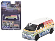 Volkswagen ID. Buzz Van Prototype "Rainbow" Limited Edition 1/64 Diecast Model Car by Mini GT image 3