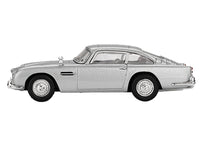 MINI GT 1:64 Aston Martin DB5 in Birch Silver, James Bond Thunderball release.