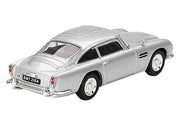 Aston Martin DB5 RHD (Right Hand Drive) Birch Silver Metallic 007 James Bond "Thunderball" (1965) Movie Limited Edition 1/64 Diecast Model Car by Mini GT image 2