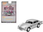 Aston Martin DB5 RHD (Right Hand Drive) Birch Silver Metallic 007 James Bond "Thunderball" (1965) Movie Limited Edition 1/64 Diecast Model Car by Mini GT image 3