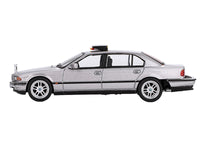 BMW 750IL Gray Metallic 007 James Bond "Tomorrow Never Dies" (1997) Movie Limited Edition 1/64 Diecast Model Car by Mini GT image 2
