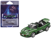 MINI GT 1:64 Jaguar XKR in green metallic, James Bond Die Another Day release.