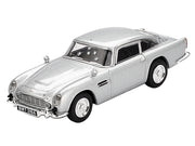 Aston Martin DB5 RHD (Right Hand Drive) Birch Silver Metallic (Damaged) 007 James Bond "Skyfall" (2012) Movie Limited Edition 1/64 Diecast Model Car by Mini GT image 2