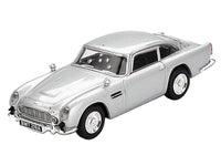 Aston Martin DB5 RHD (Right Hand Drive) Birch Silver Metallic (Damaged) 007 James Bond "Skyfall" (2012) Movie Limited Edition 1/64 Diecast Model Car by Mini GT image 2