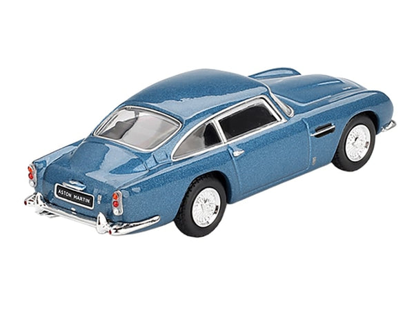 MINI GT 1:64 Aston Martin DB5 in Sierra Blue metallic.
