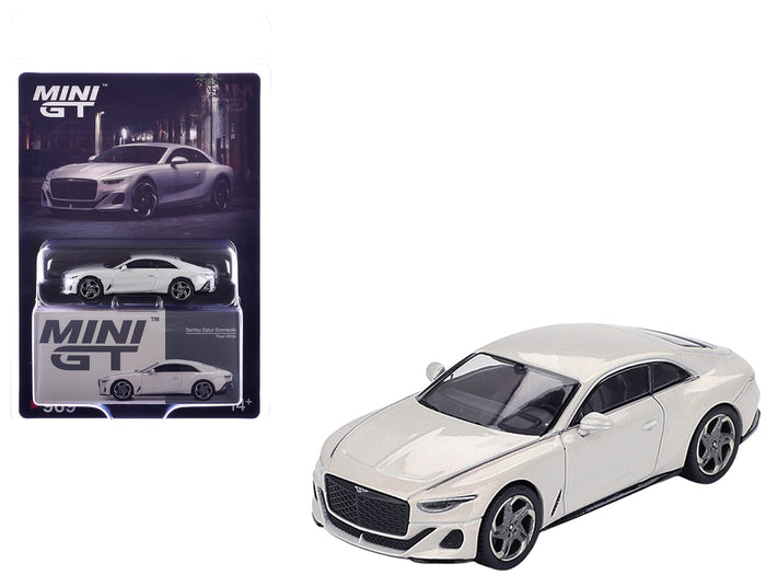MINI GT 1:64 Bentley Batur in Bonneville pearl white metallic.