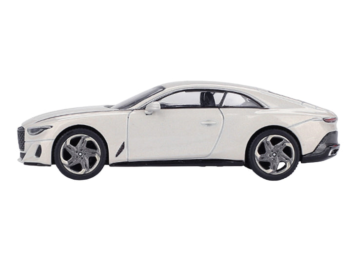 Bentley Batur Bonneville Pearl White Metallic Limited Edition 1/64 Die Cast Model Car by Mini GT image 2