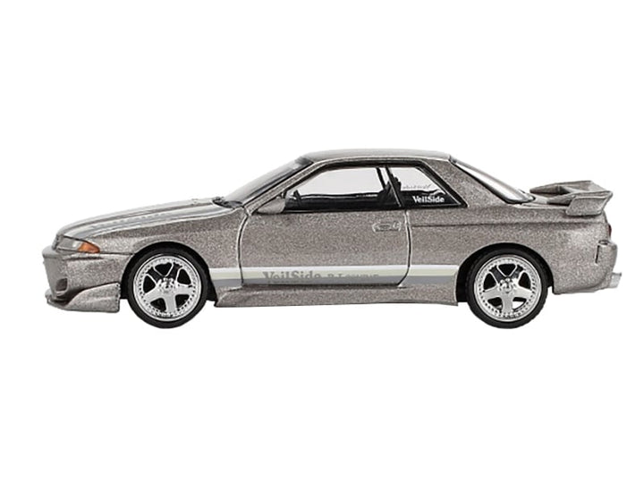 Nissan Skyline GT-R (R32) RHD (Right Hand Drive) "Veilside Combat C-I" Gray Metallic Limited Edition 1/64 Diecast Model Car by Mini GT image 2