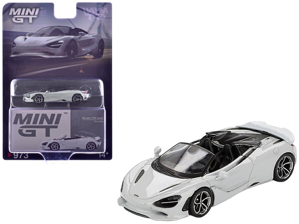MINI GT McLaren 750S Spider Cirrus Gray 1:64 MGT00973, product image 1