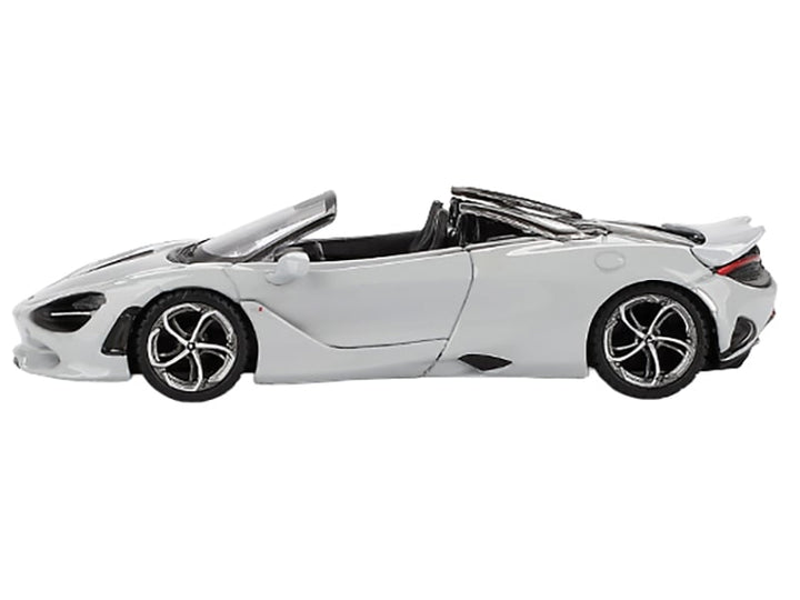 McLaren 750S Spider Cirrus Gray Limited Edition 1/64 Diecast Model Car by Mini GT image 2