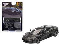 MINI GT 1:64 Jaguar C-X75 Test Car in black with carbon-look finish.
