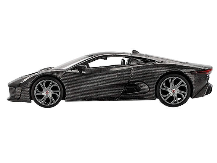 Jaguar C-X75 "Test Car" Black Carbon Limited Edition 1/64 Diecast Model Car by Mini GT image 2