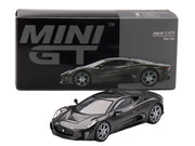 Jaguar C-X75 "Test Car" Black Carbon Limited Edition 1/64 Diecast Model Car by Mini GT image 4