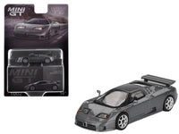 MINI GT 1:64 Bugatti EB110 Super Sport in Grigio Scuro dark gray metallic.