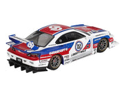 Nissan "LB-Super Silhouette" S15 SILVIA RHD (Right Hand Drive) "GARASIDRIFT x LBWK 2025" White with Blue and Red Stripes Limited Edition 1/64 Diecast Model Car by Mini GT image 3