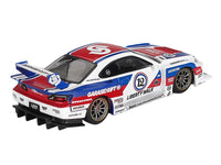 Nissan "LB-Super Silhouette" S15 SILVIA RHD (Right Hand Drive) "GARASIDRIFT x LBWK 2025" White with Blue and Red Stripes Limited Edition 1/64 Diecast Model Car by Mini GT image 3