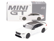 BMW M5 Alpine White with Carbon Top Limited Edition 1/64 Diecast Model Car by Mini GT image 4