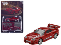 MINI GT 1:64 Toyota Supra VeilSide Combat V-I in red.