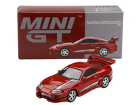Toyota Supra "VeilSide Combat V-I" Red Limited Edition 1/64 Diecast Model Car by Mini GT image 4